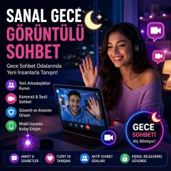 Sanal Gece Görüntülü Sohbet : Gece Sohbet Odalarında Yeni İnsanlarla Tanışın | Zevkine.Net