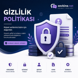 Gizlilik ve Veri Güvenliği | Zevkine.Net